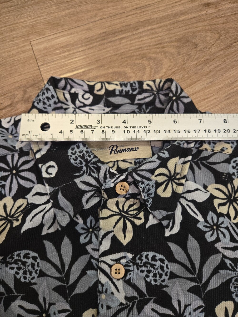Penmans Hawaiian Short Sleeve Button Down Shirt Medium - Picture 4 of 7